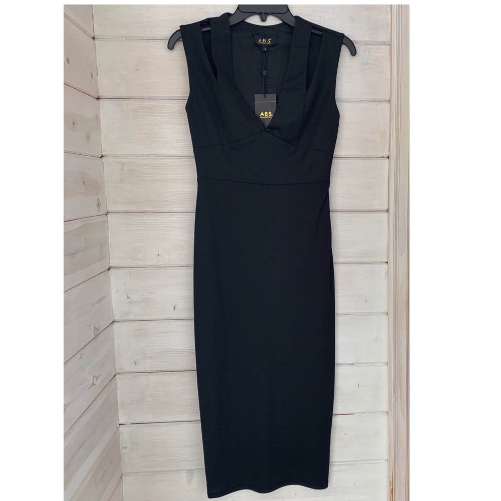 Black evening dress